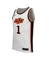 Nike Men's 1 White Oklahoma State Cowboys Replica Basketball Jersey