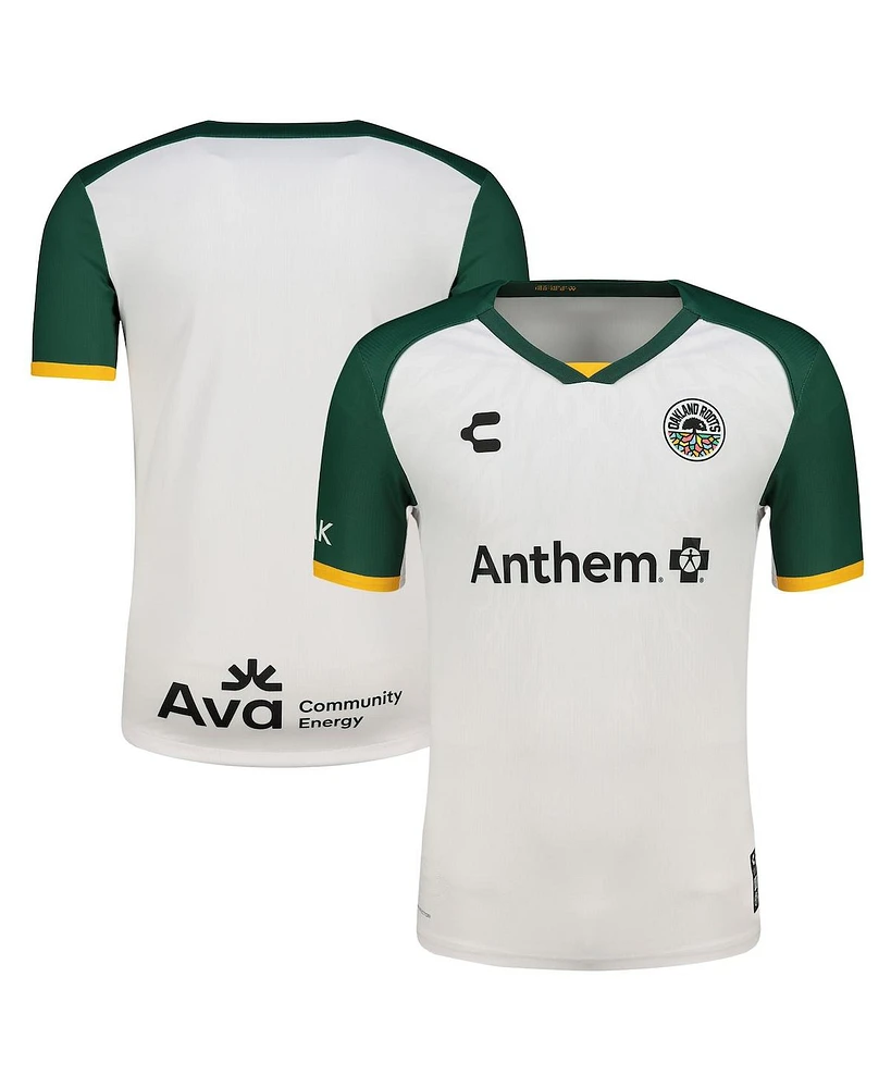 Charly Men's White Oakland Roots Sc 2025 Away Authentic Jersey