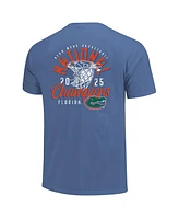 Image One Men's Florida Gators 2025 Ncaa Men's Basketball National Champions Distressed Net T-Shirt