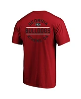 Fanatics Men's Red Georgia Bulldogs Big Tall Fast Break 2 Hit T-Shirt