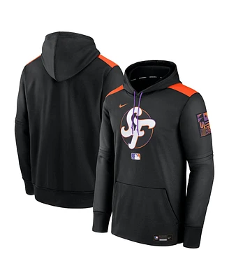 Nike Men's Black San Francisco Giants 2025 City Connect Authentic Collection Performance Pullover Hoodie