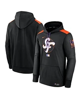Nike Men's Black San Francisco Giants 2025 City Connect Authentic Collection Performance Pullover Hoodie