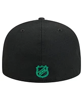 New Era Men's Black Dallas Stars Core 59FIFTY Fitted Hat