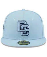 New Era Men's Light Blue Washington Nationals 2025 City Connect Fan Pack 59FIFTY Fitted Hat