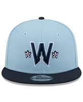 New Era Men's Light Blue/Navy Washington Nationals 2025 City Connect 9FIFTY Snapback Hat