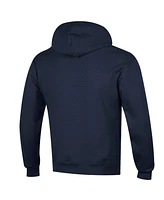 Champion Men's Navy West Virginia Mountaineers Arched Logo Fleece Pullover Hoodie