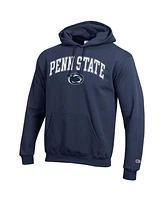 Champion Men's Navy Penn State Nittany Lions Arched Logo Fleece Pullover Hoodie