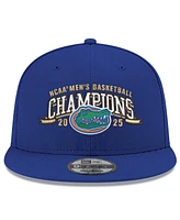 New Era Men's Royal Florida Gators 2025 Ncaa Men's Basketball National Champions 9FIFTY Snapback Hat