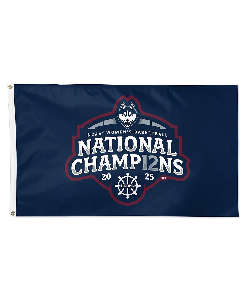 Wincraft UConn Huskies 2025 Ncaa Women's Basketball National Champions 3' x 5' One-Sided Deluxe Flag