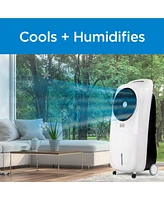 Black + Decker BEAC75 Evaporative Air Cooler - Portable Cooling Fan with Led Display, Remote Control, 2-Gallon Water Tank