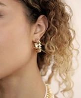 Ettika Medium Metal Moderna Hoops