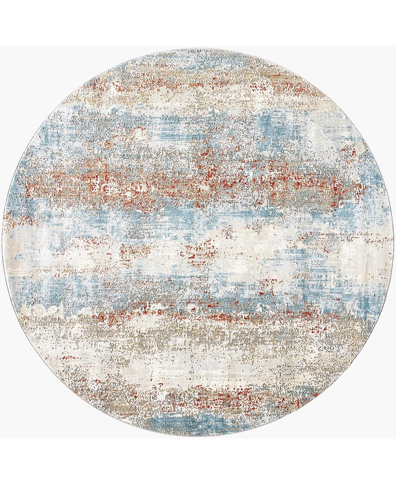 Livabliss Brunswick Bwk-2327 6'7"x6'7" Round Area Rug