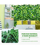 Grass Wall Panels: 20"x20" (20pcs) Privacy Screen Backdrop