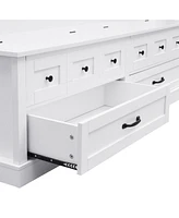 Chic 3-in-1 Entryway Bench with Lift Top Storage, Coat Rack, and 5 Hooks