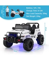 12V Kids Ride-on Jeep Car with 2.4 G Remote Control