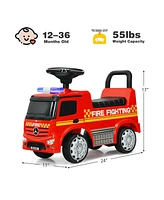 Licensed Mercedes Benz Sliding Ride On Push Car for 1-3 Years Toddlers