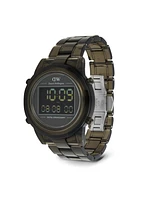 Daniel Wellington Unisex Chronograph Gray Plastic Watch, 42mm