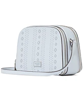Kate Spade New York Serena Pointelle Double-Zip Dome Leather Crossbody