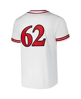 Lids Men's White Rolling Stones Baseball Fashion Jersey