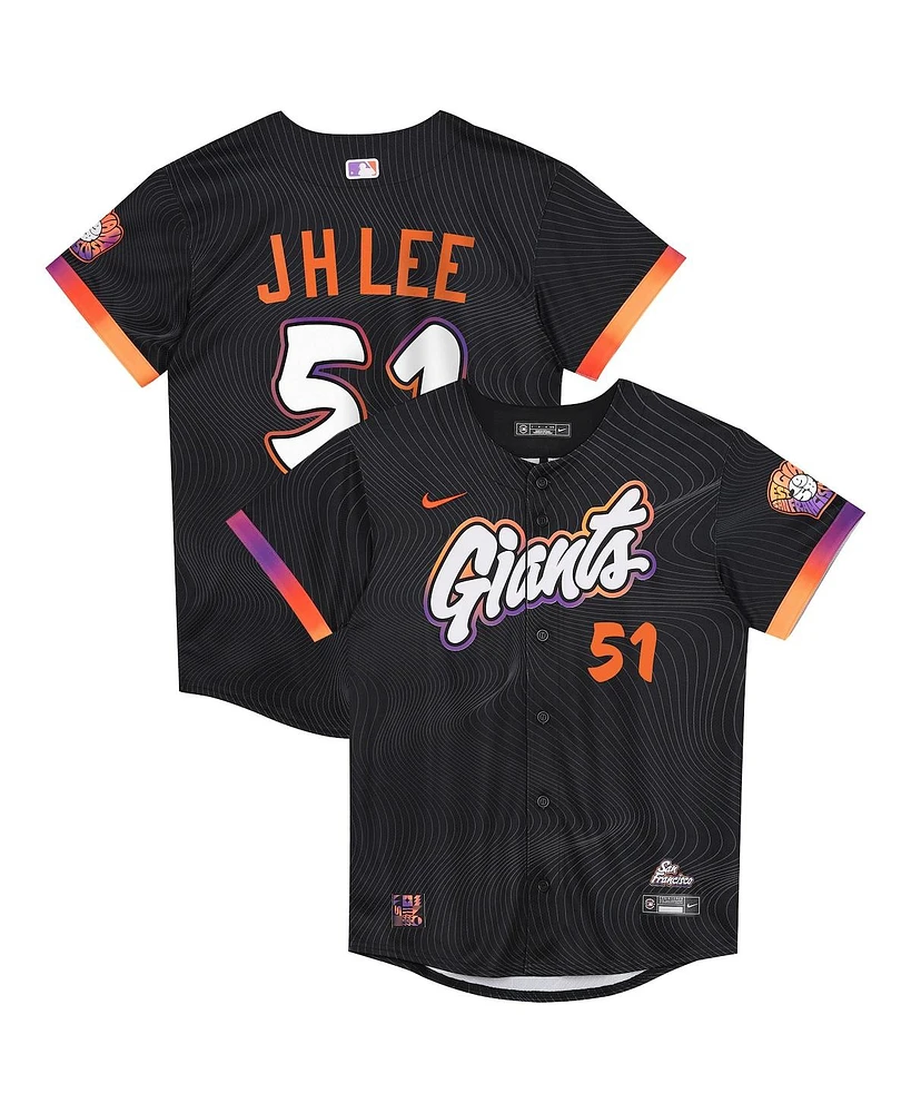 Nike Preschool Jung Hoo Lee Anthracite San Francisco Giants 2025 City Connect Limited Jersey