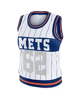 Wear by Erin Andrews Women's White New York Mets Sporty Tank Top