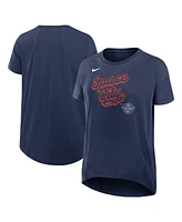 Nike Women's Navy Houston Astros 2025 City Connect Flowy Fashion Tri-Blend Performance T-Shirt