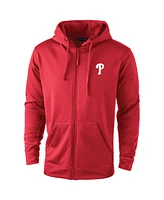 Dunbrooke Men's Red Philadelphia Phillies Trophy Full-Zip Hoodie
