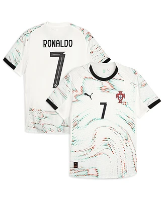 Puma Men's Cristiano Ronaldo White Portugal National Team 2025 Away Authentic Jersey