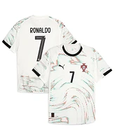Puma Men's Cristiano Ronaldo White Portugal National Team 2025 Away Authentic Jersey