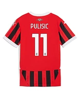 Puma Youth Christian Pulisic Red Ac Milan 2024/25 Home Replica Player Jersey