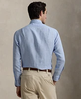 Polo Ralph Lauren Men's Classic-Fit Houndstooth Linen Shirt