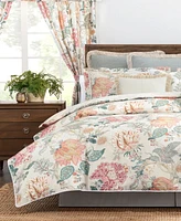 Rose Tree Komodo Floral Tailored Valance, 80"x 17"