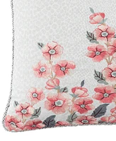 Rose Tree Talia Embroidered Decorative Pillow, 20" x 20"