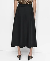 Dkny Women's Tie-Waist Midi Skirt