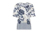 Olsen Women's Prairie Floral Print T-Shirt