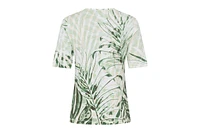 Olsen Women's Embellished Palm Print T-Shirt