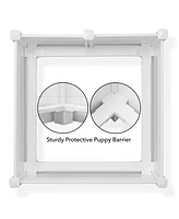 48" x 48" x 18" Whelping Box for Dogs and Puppies, Birthing Pen with Rails