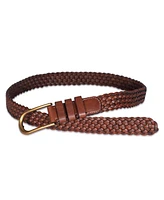 Michael Kors 32mm Braided Leather Belt