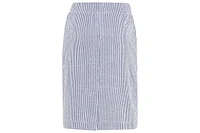 Olsen Women's Seersucker Pull-On Skirt