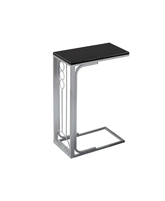 Modern Mdf and Metal Accent Table