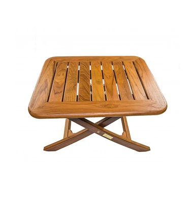 Rectangular Solid Wood End Table for Sofa Side Storage and Home Styling