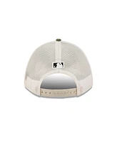 New Era Men's Light Beige/Olive Cleveland Guardians 2025 Armed Forces Day 9FORTY M-Crown A-Frame Adjustable Hat