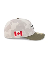 New Era Men's Light Beige/Olive Toronto Blue Jays 2025 Armed Forces Day 59FIFTY Fitted Hat