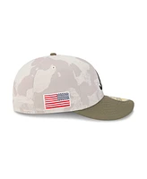 New Era Men's Light Beige/Olive Atlanta Braves 2025 Armed Forces Day 59FIFTY Fitted Hat