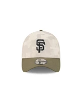 New Era Men's Light Beige/Olive San Francisco Giants 2025 Armed Forces Day 39THIRTY Flex Hat