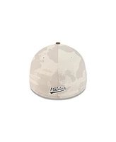 New Era Men's Light Beige/Olive Athletics 2025 Armed Forces Day 39THIRTY Flex Hat