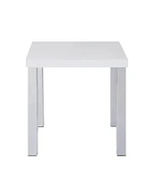Glossy Square End Table – Stylish Addition to Living Spaces