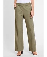 Olsen Women's Anna Fit Wide Leg Pull-On Pants