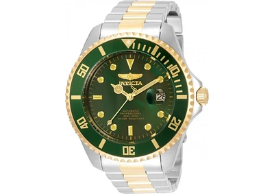 Invicta Men's 35727 Pro Diver Automatic 3 Hand Green Dial Watch