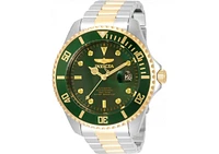 Invicta Men's 35727 Pro Diver Automatic 3 Hand Green Dial Watch